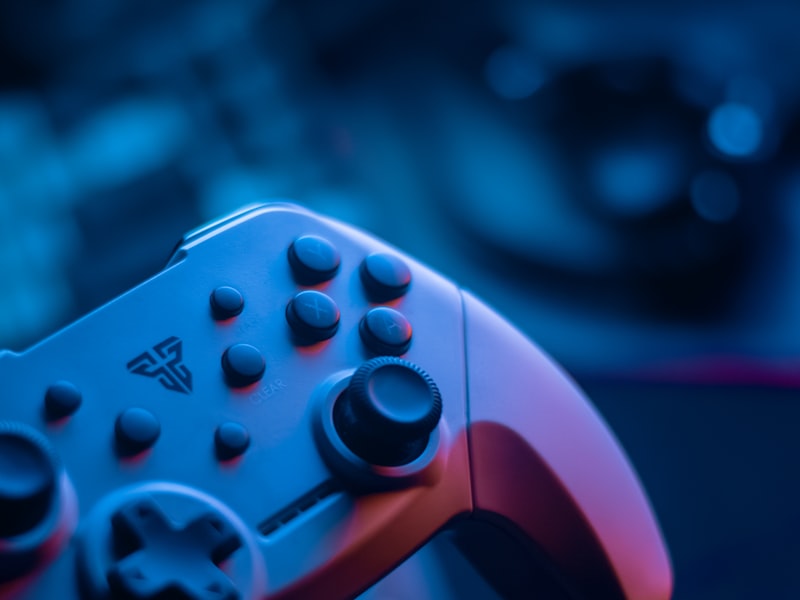 Retro handheld console close-up